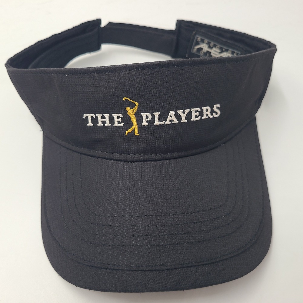 The Players Championship Visor Hat Adjustable Ahead Black Golf 2016 Outdoors Men